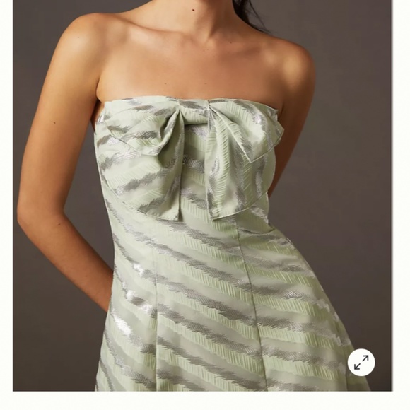 Eva Franco Bow-Tie Boho Peasant Hipster Hippie Romantic Chic Art Tube Dress - Picture 3 of 4